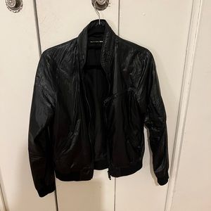 Black rag and bone bomber jacket